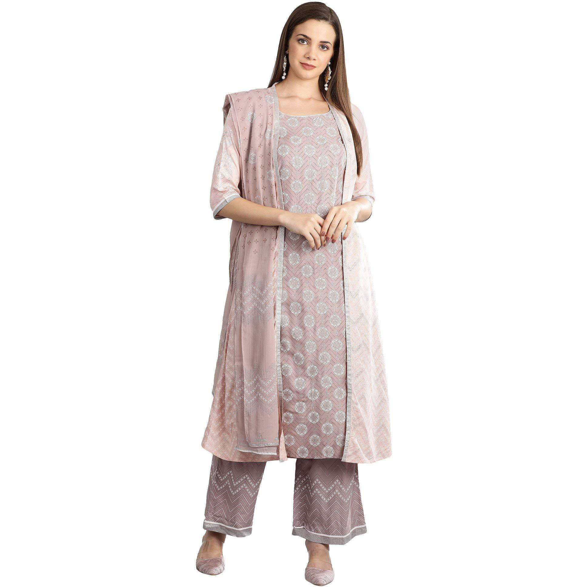 Aurelia Women's Rayon Palazzo Bottom (19Aua60005-500581_Grey_Small)