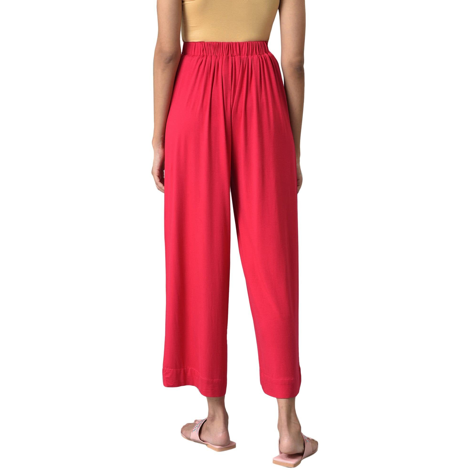 Aurelia Printed Strechable Palazzo Pants For Women | Ankle Length Palazzo Pants For Women
