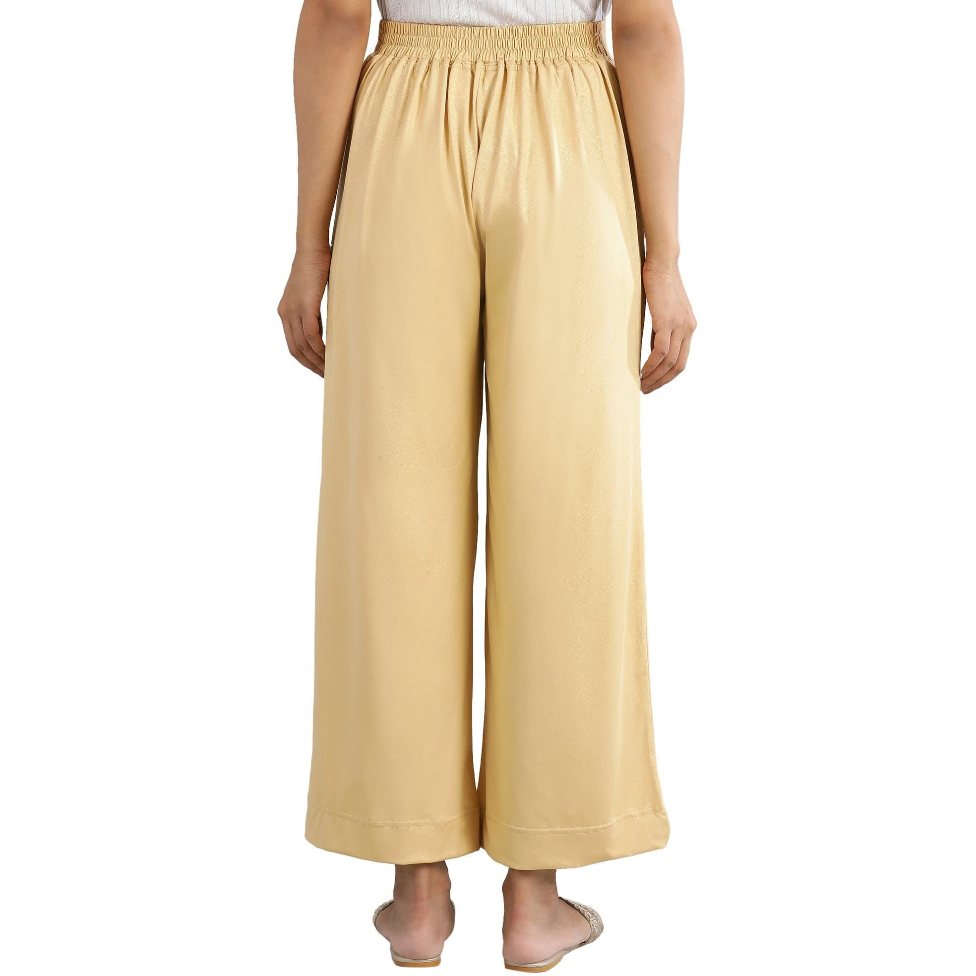 Aurelia Printed Strechable Palazzo Pants For Women | Ankle Length Palazzo Pants For Women