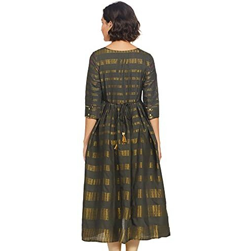 Aurelia Women's Viscose Dress (21Sfa12349-700472_Grey_M)