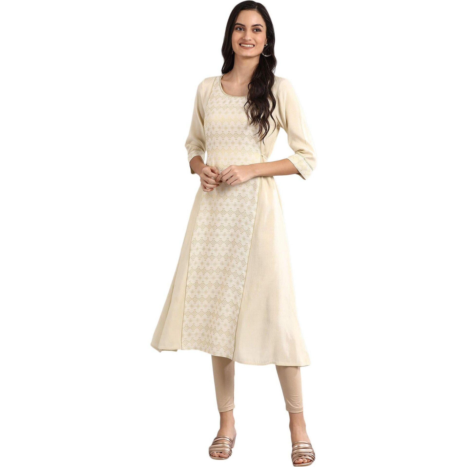 Aurelia Women Striped Rayon A-Line Kurta_20Aua11616-701291_S