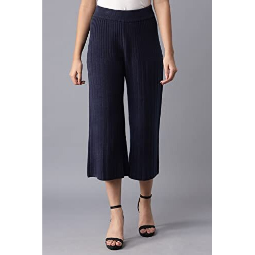 W Strechable Parallel Pants For Women | Trousers For Women | W For Woman