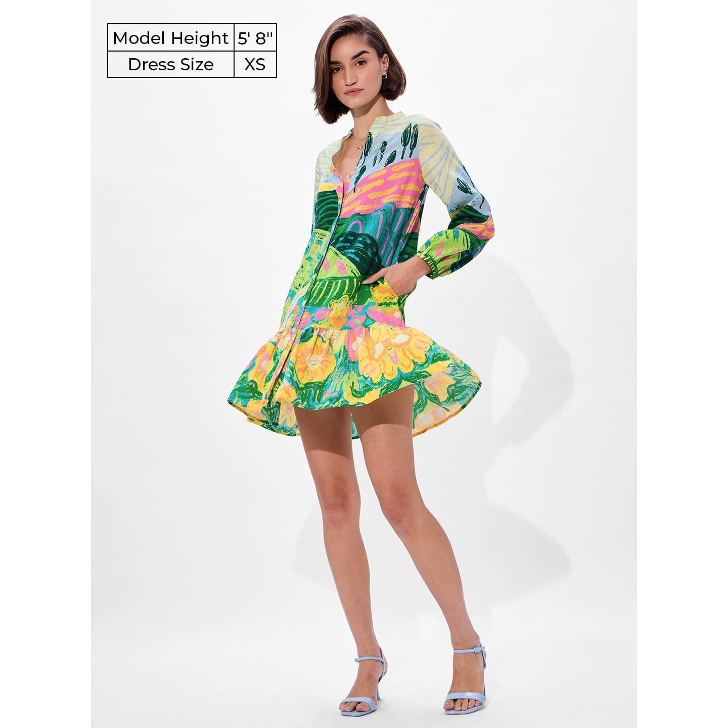 The Souled Store Landscape Women And Girls Long Sleeves Dress