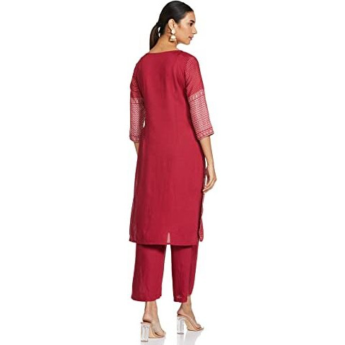 Pink Printed Kurta-Palazzo Set
