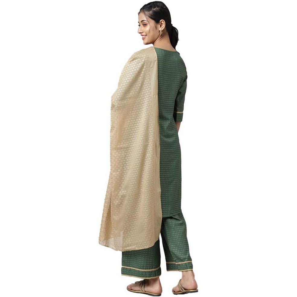 Aurelia Women's Polyester Set (22Feas13159-505267_Green