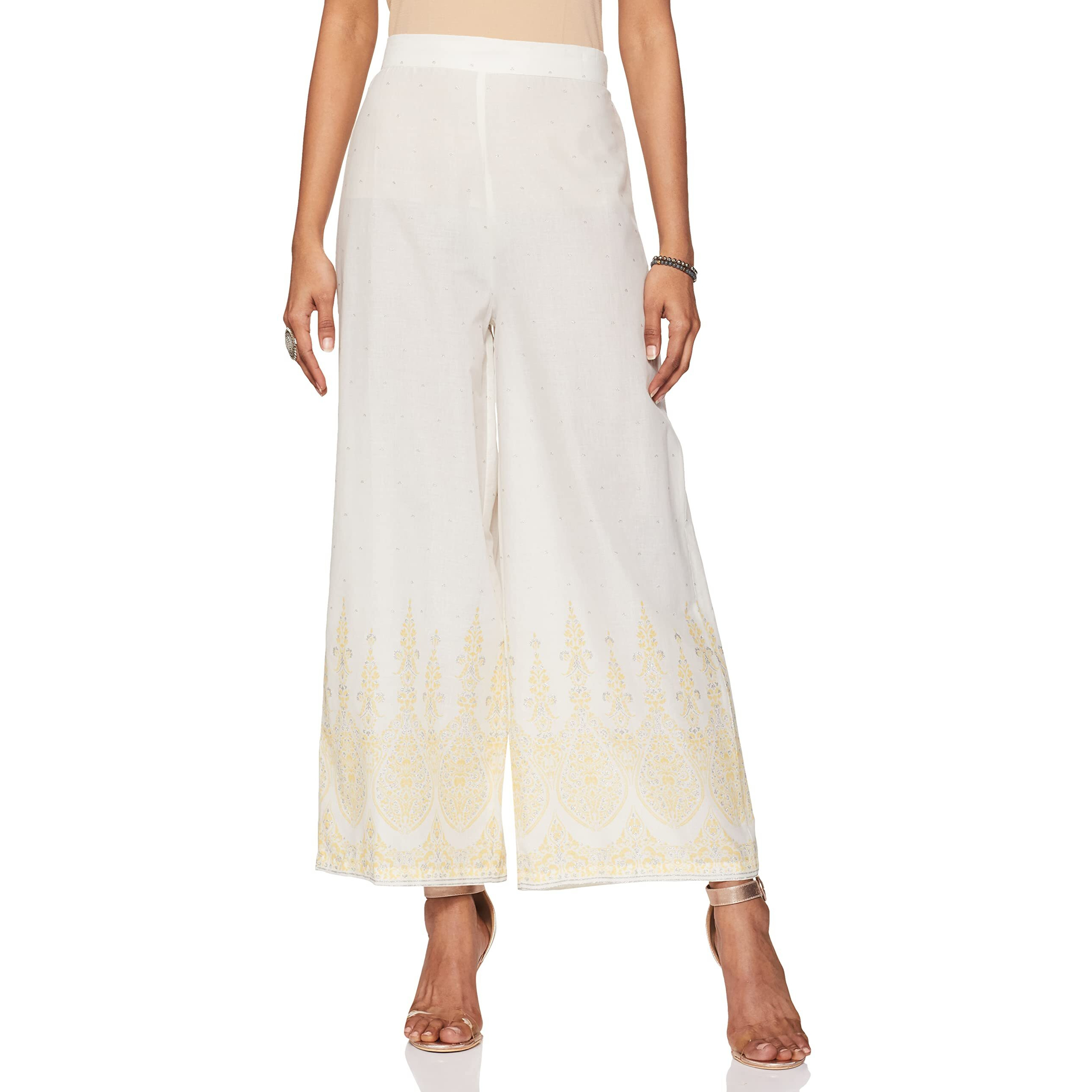 W Pure Cotton Strechable Parallel Pants For Women | Pure Cotton Parallel Pants For Women | Trousers For Women | W For Woman