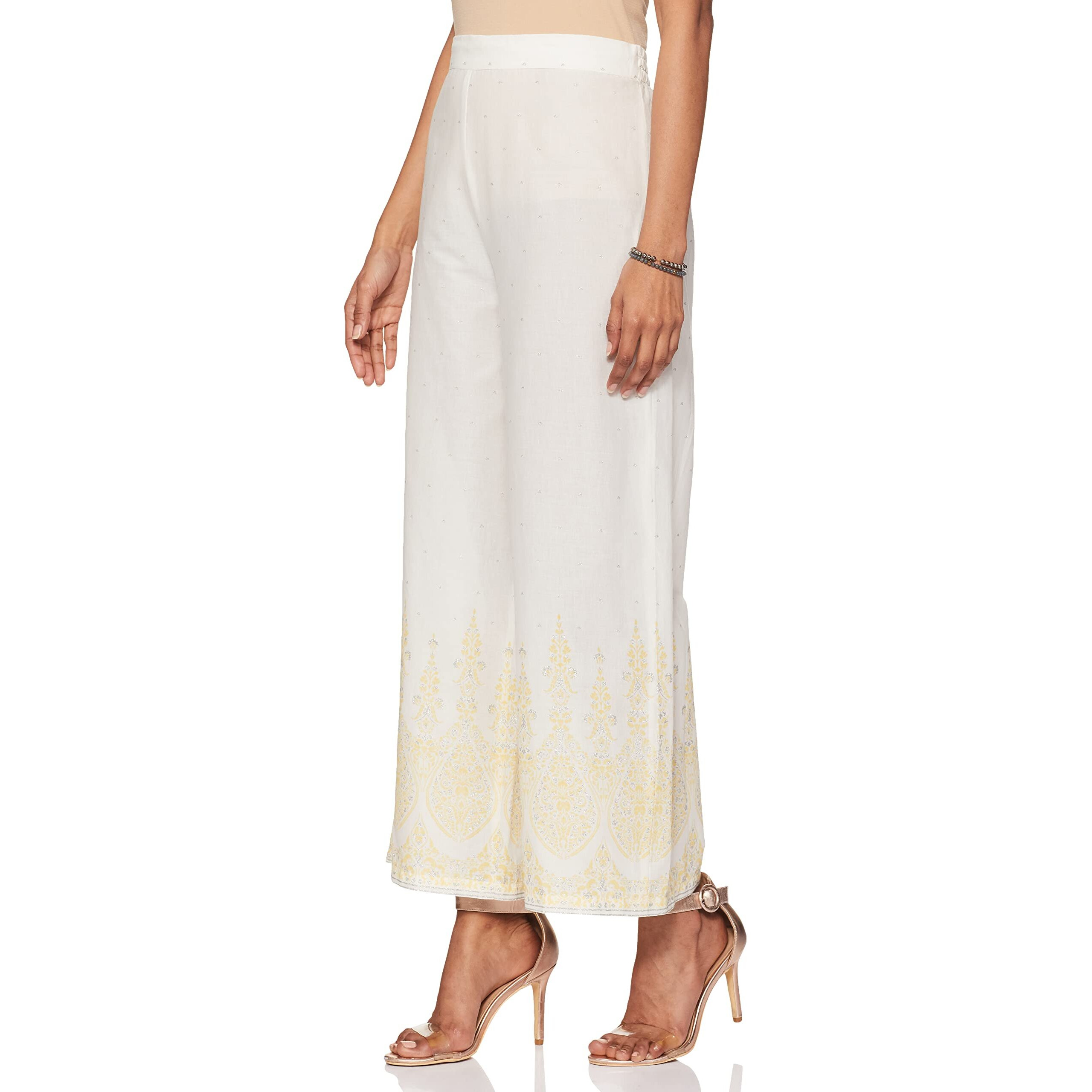 W Pure Cotton Strechable Parallel Pants For Women | Pure Cotton Parallel Pants For Women | Trousers For Women | W For Woman