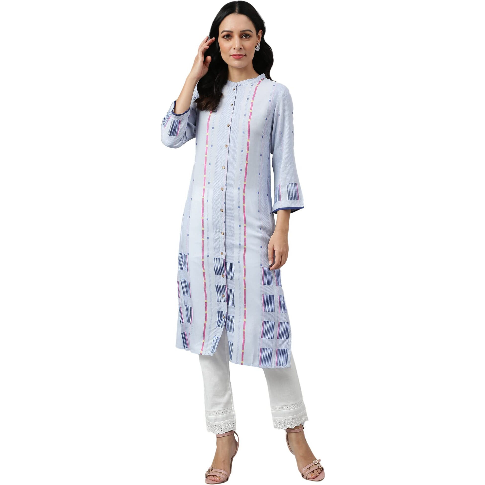 W For Woman Viscose Regular Kurta