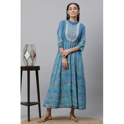 Aurelia Women's Polyester Clothing Set (22Fed10362-505791_Blue