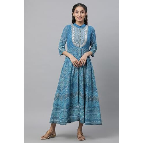 Aurelia Women's Polyester Clothing Set (22Fed10362-505791_Blue