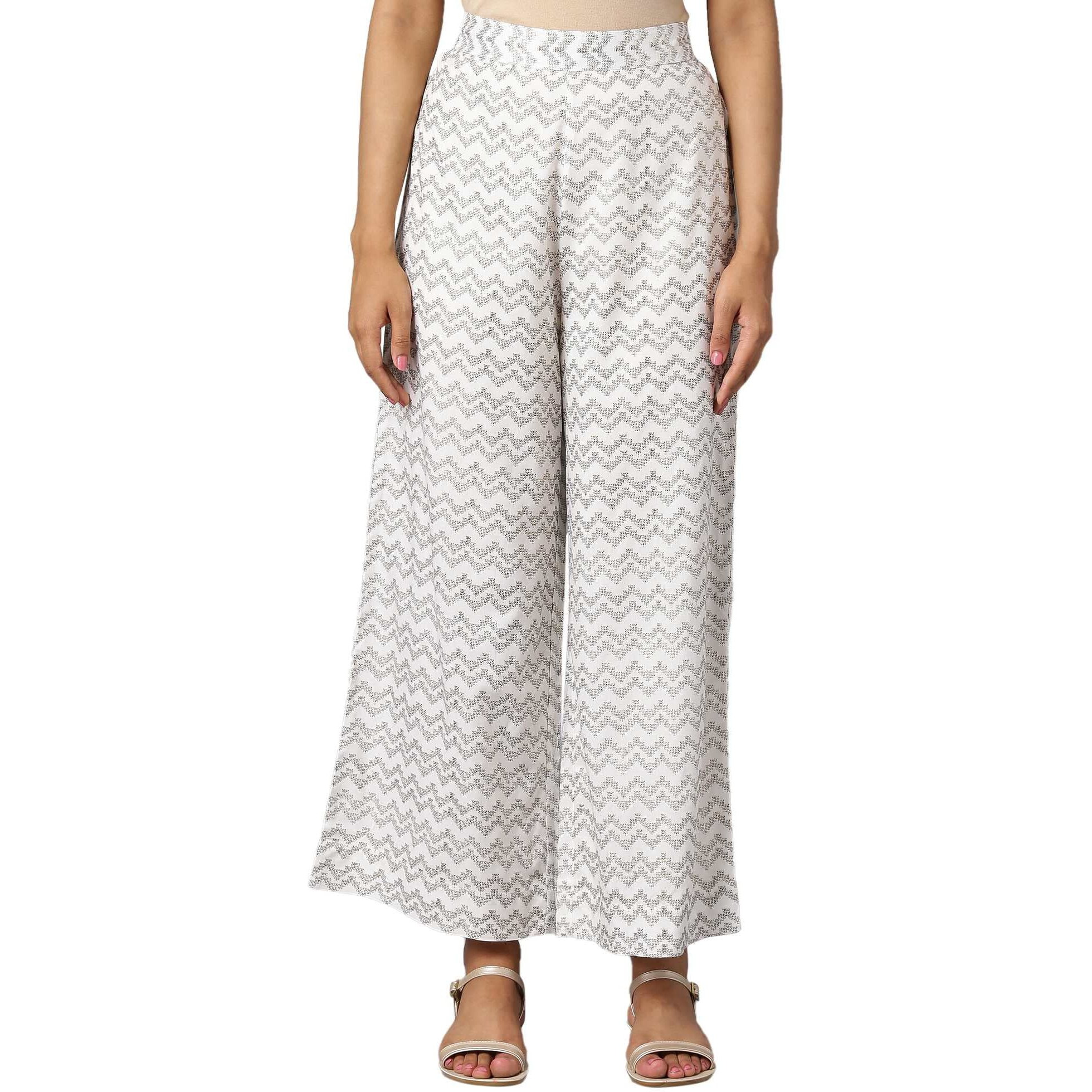 Aurelia Strechable Palazzo Pants For Women | Ankle Length Palazzo Pants For Women