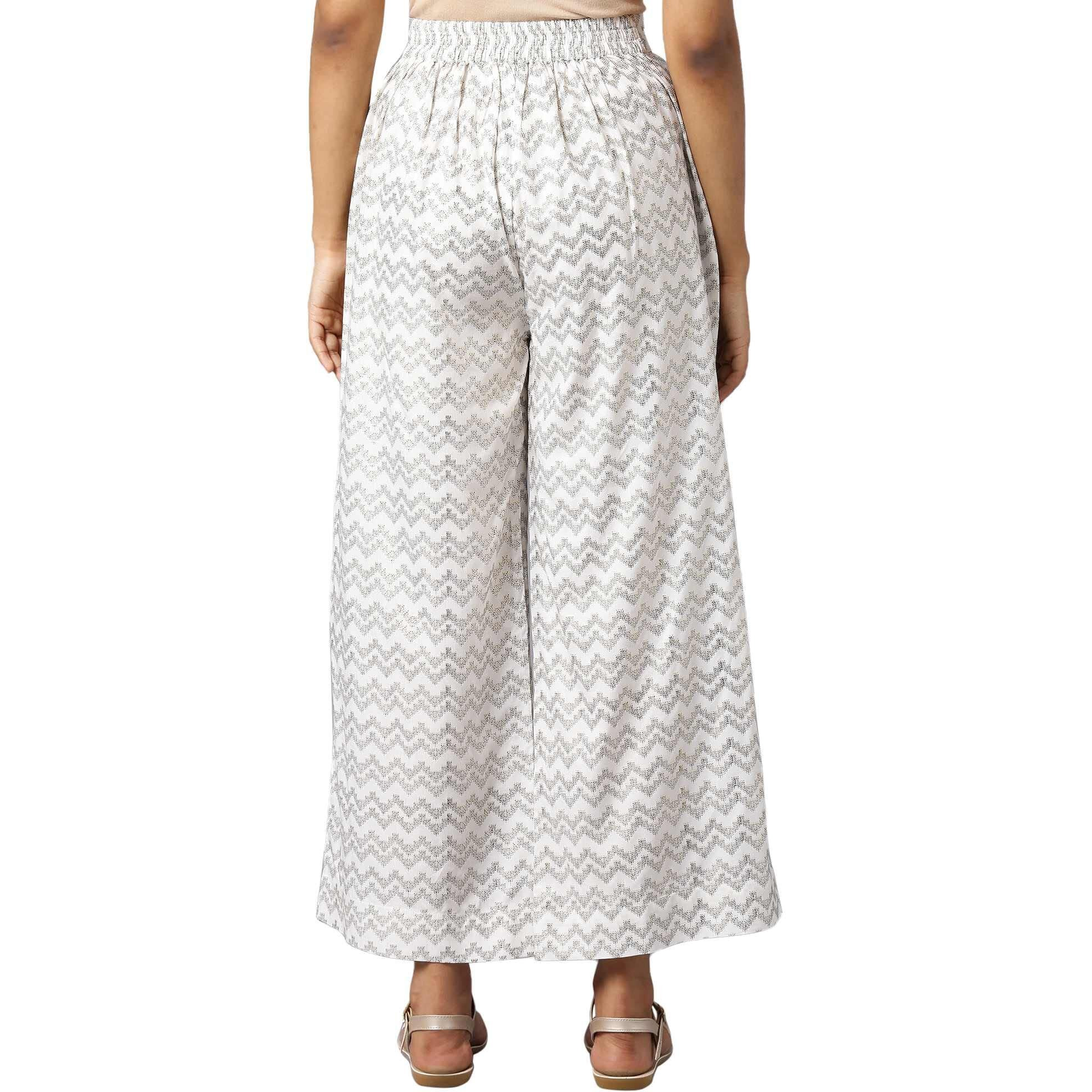 Aurelia Strechable Palazzo Pants For Women | Ankle Length Palazzo Pants For Women