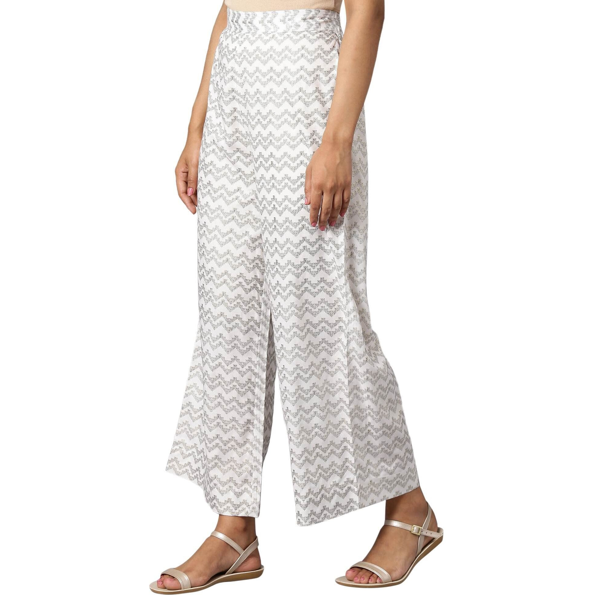 Aurelia Strechable Palazzo Pants For Women | Ankle Length Palazzo Pants For Women