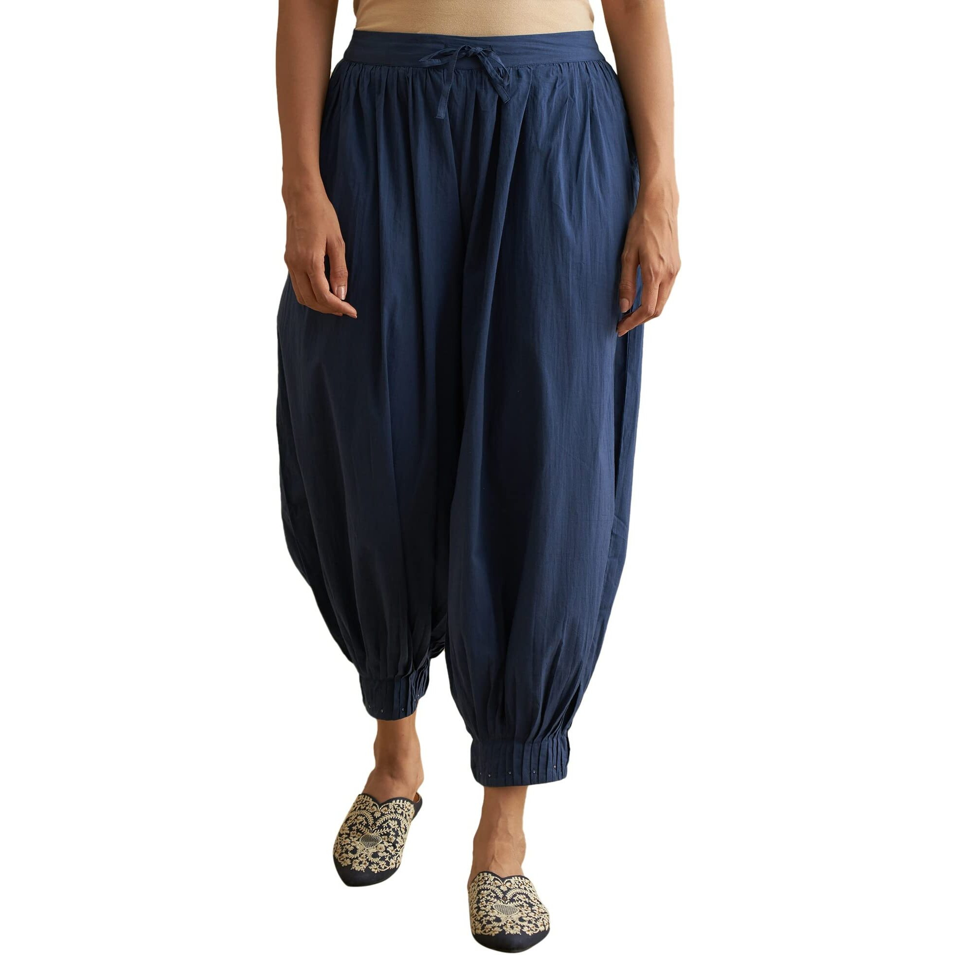 W For Woman Folksong Pure Cotton Strechable Salwar For Women | Pure Cotton Salwar For Women | Patiala Pants For Women