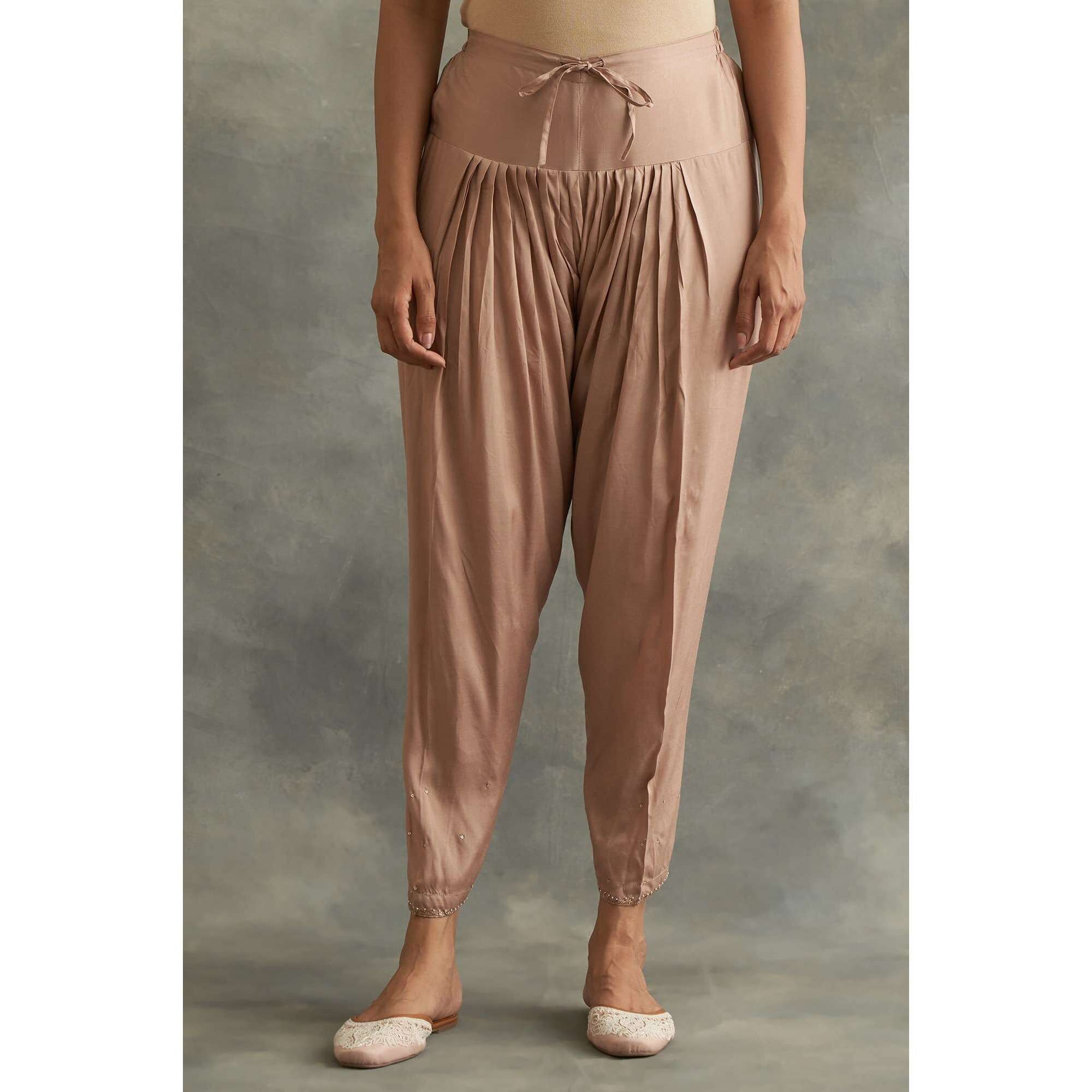 W For Woman Folksong Strechable Salwar For Women | Patiala Pants For Women