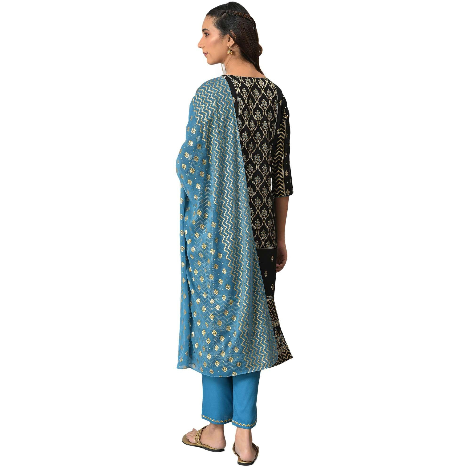 Aurelia Women's Viscose Set (22Aud10481-504042_Black