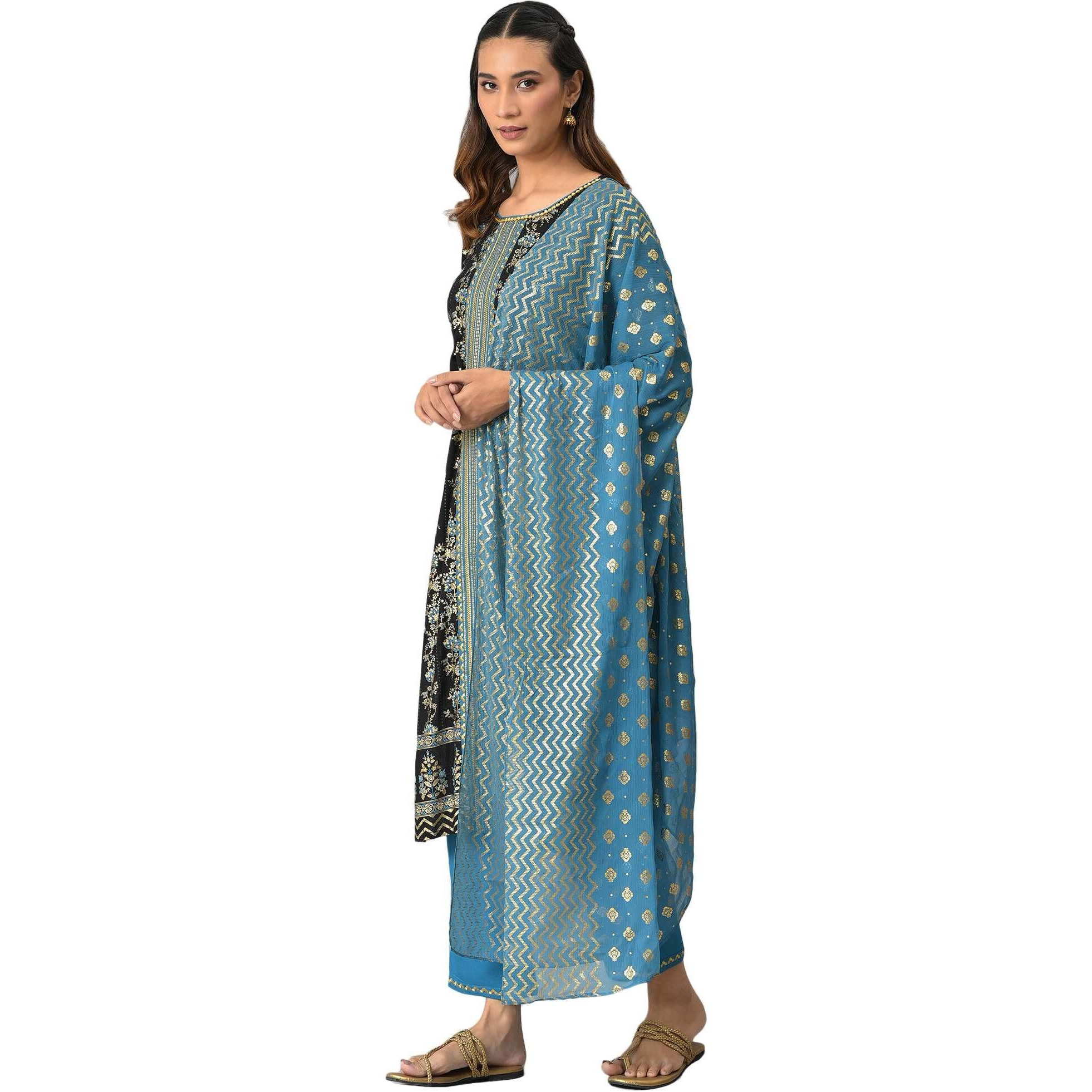 Aurelia Women's Viscose Set (22Aud10481-504042_Black