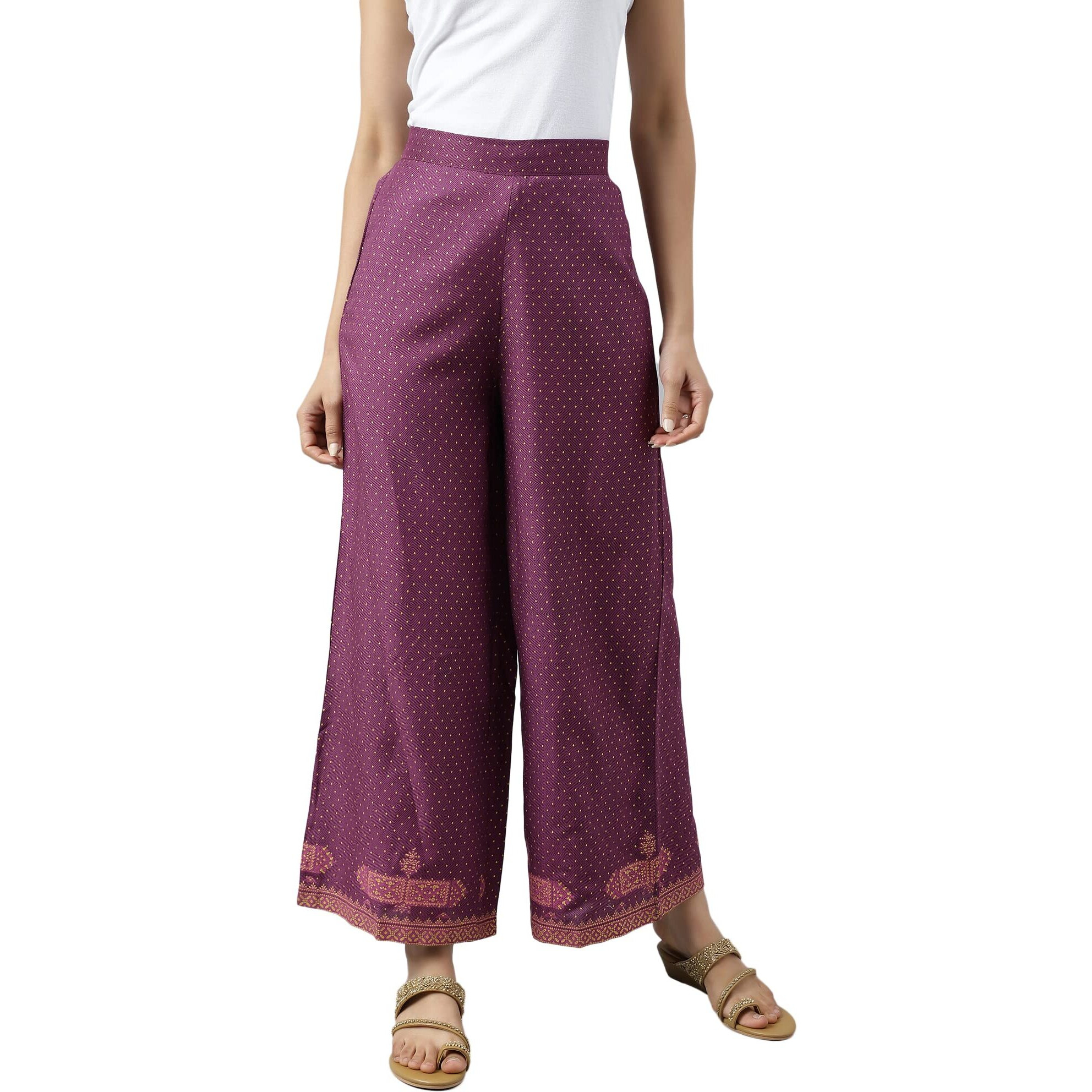 W For Woman W Strechable Parallel Pants For Women | Trousers For Women