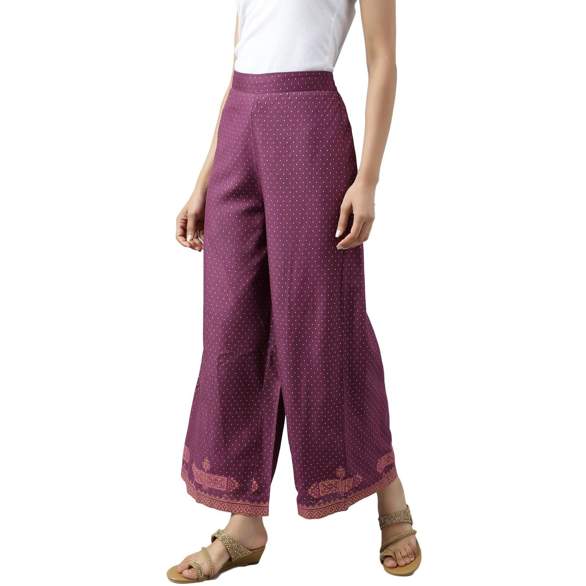 W For Woman W Strechable Parallel Pants For Women | Trousers For Women