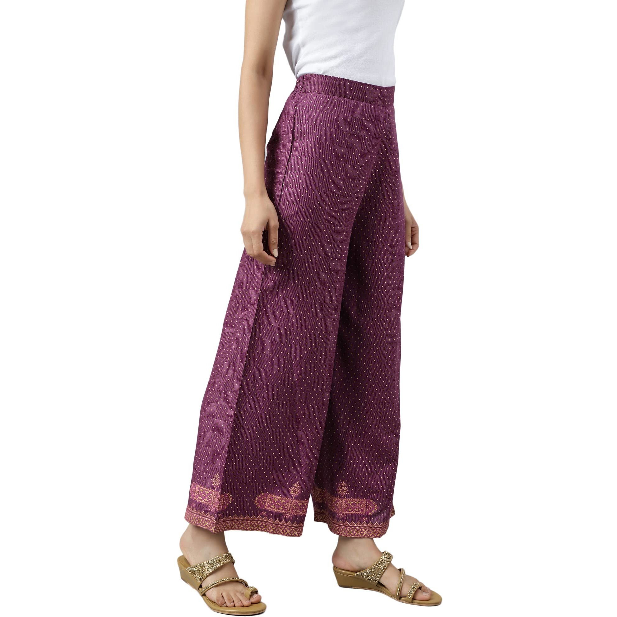 W For Woman W Strechable Parallel Pants For Women | Trousers For Women