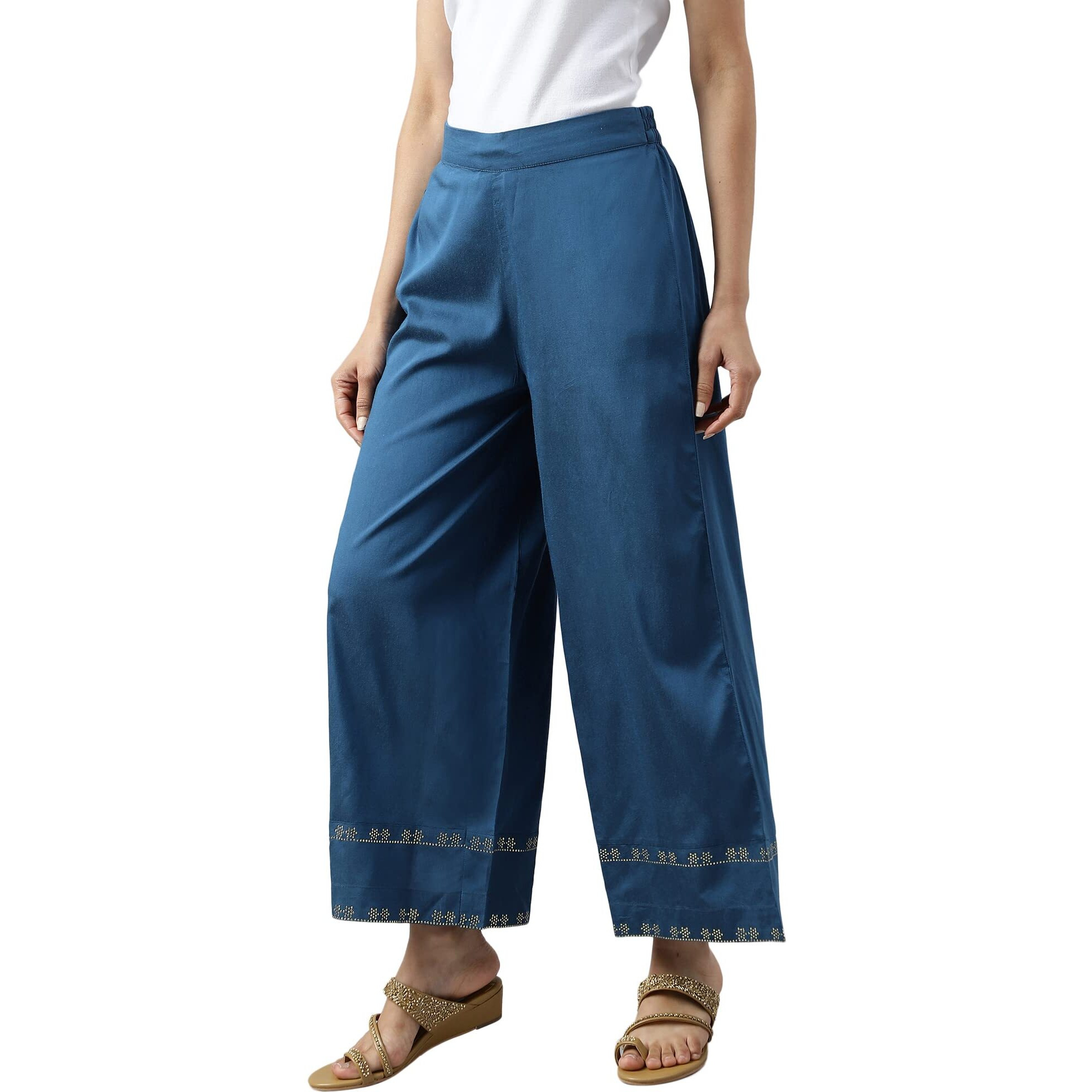 W For Woman W Strechable Parallel Pants For Women | Trousers For Women