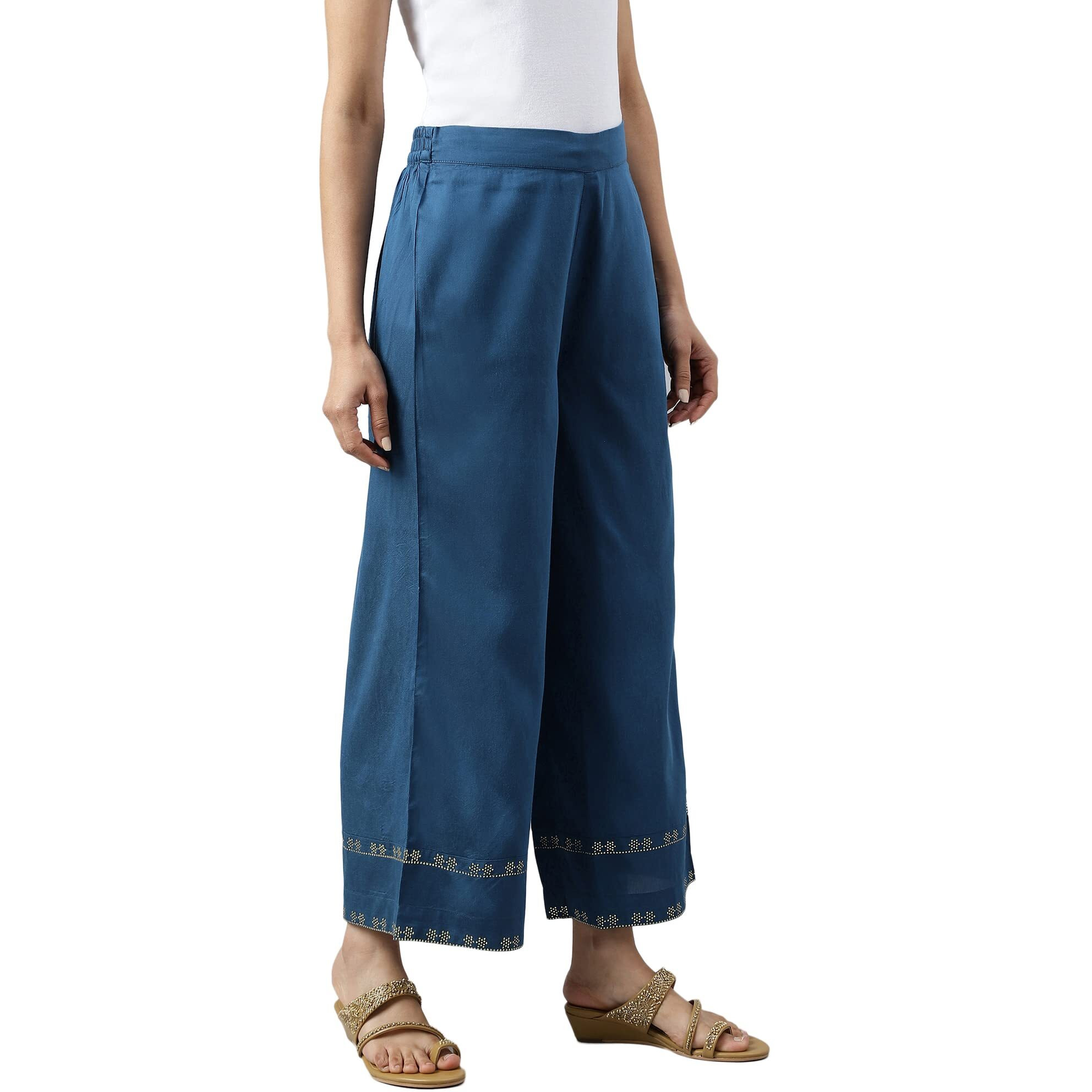 W For Woman W Strechable Parallel Pants For Women | Trousers For Women