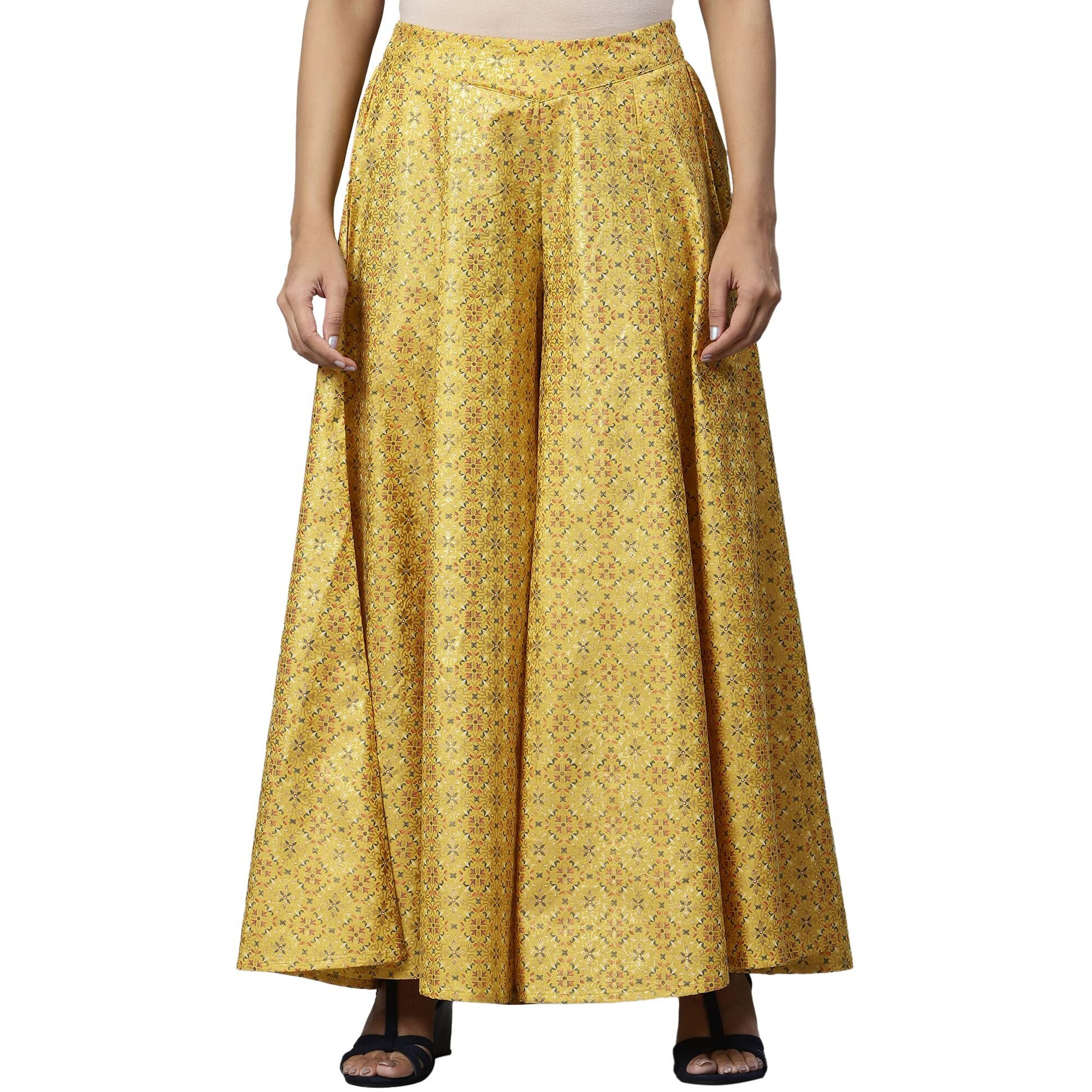 Aurelia Strechable Palazzo Pants For Women | Ankle Length Palazzo Pants For Women