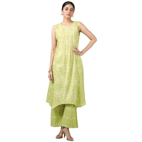 Soch Women's Cotton Dobby Kurta Set (Cws5Ks10779_Green