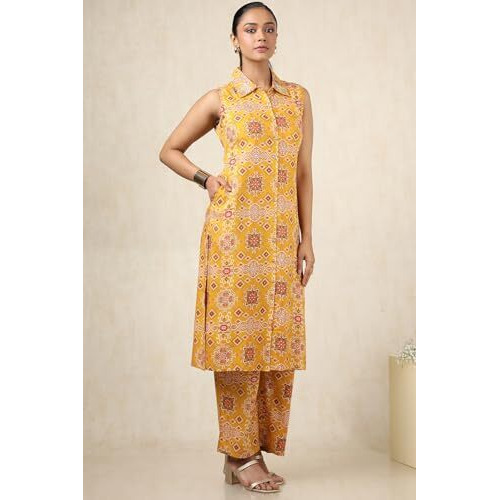 Soch Women's Rayon Salwar Suit Set (Fws5Ks10780_Mustard