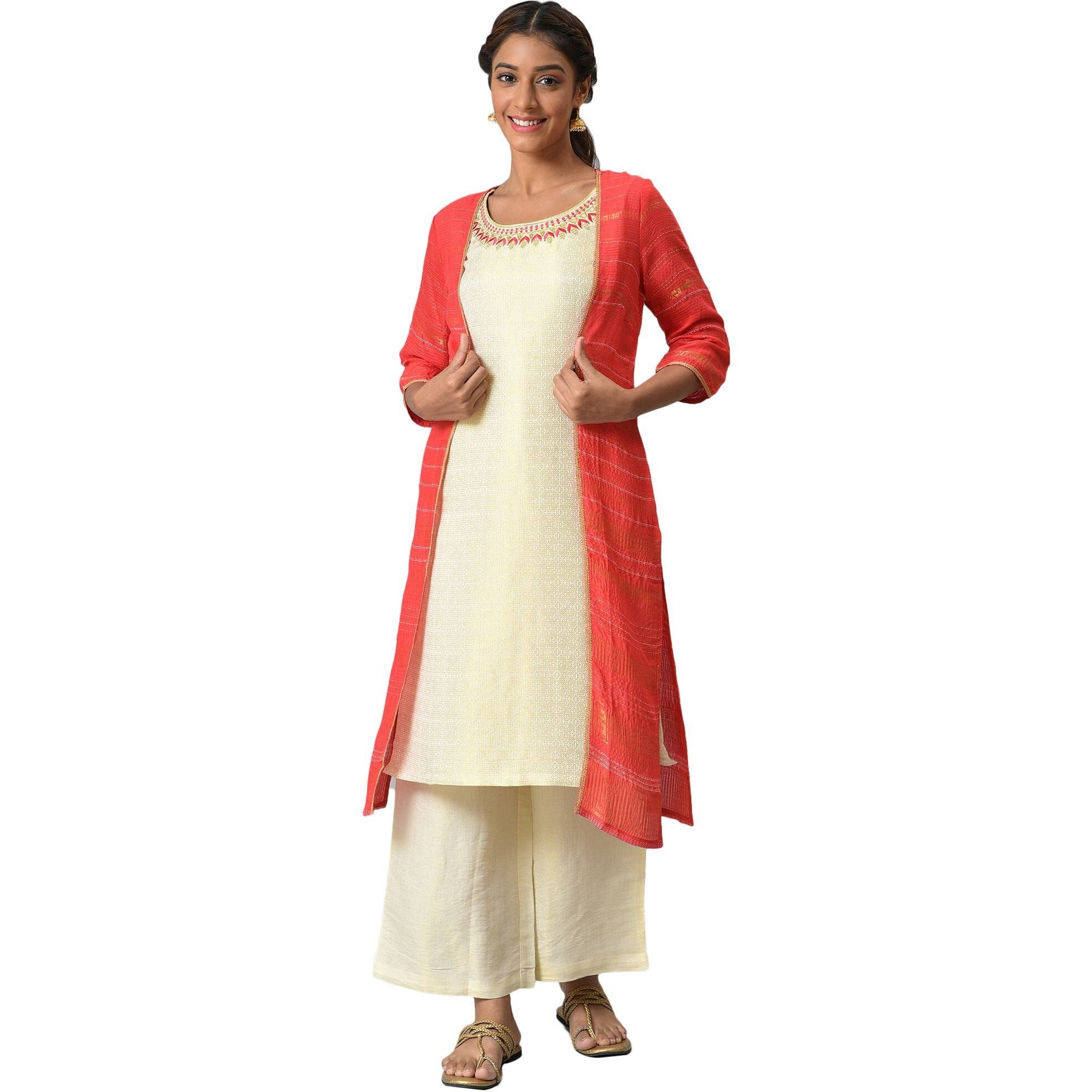 Aurelia Women's Rayon Set (22Auas12680-702887_Red