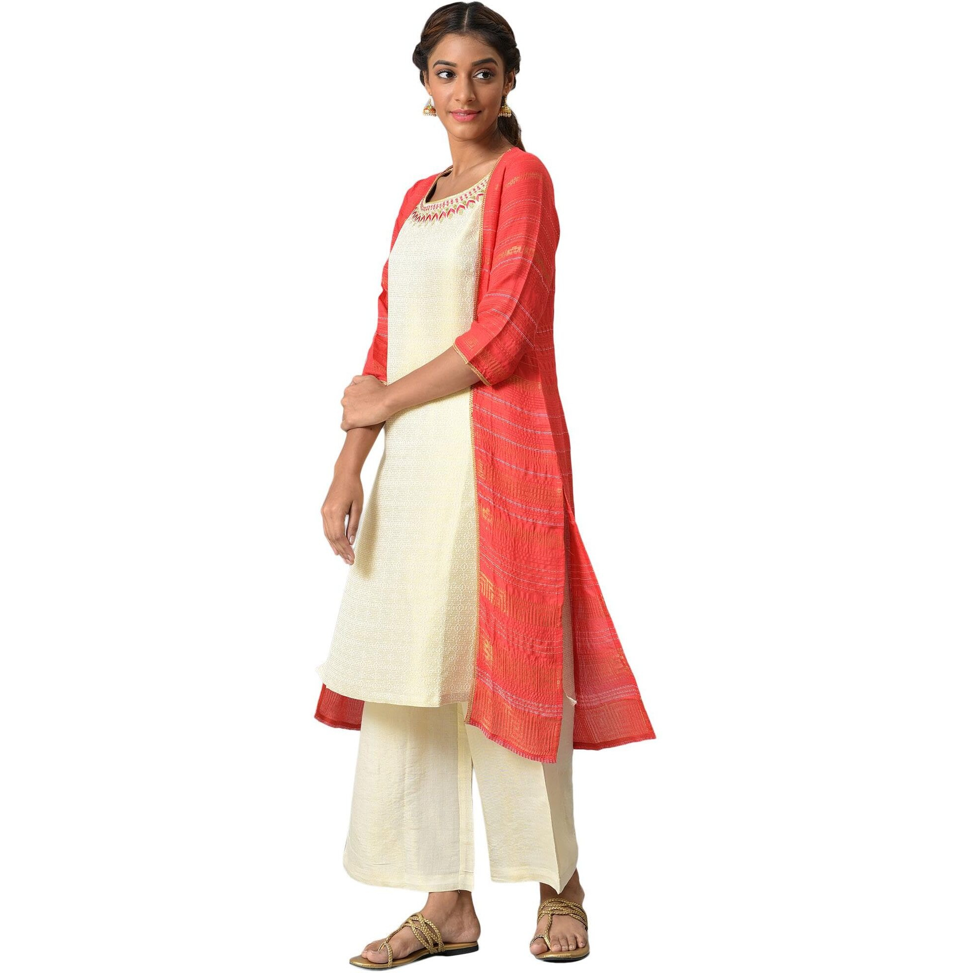 Aurelia Women's Rayon Set (22Auas12680-702887_Red