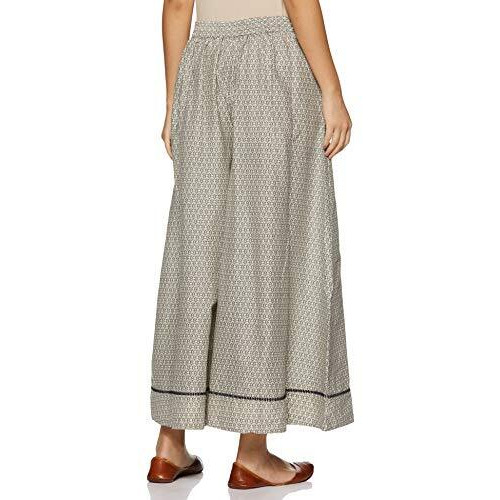 W For Woman Women's Cotton Parallel Bottom (20Few60812-113662_ Grey_ Wm)