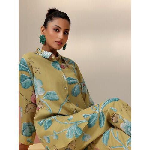 Libas Womens Printed Crepe Co-Ord Set For Women