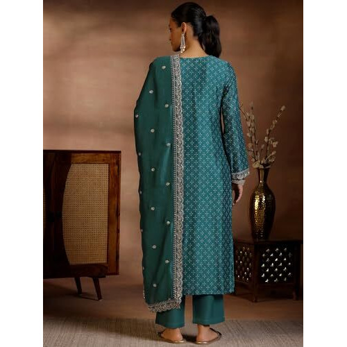 Libas Women's Silk Blend Kurta Set (27682