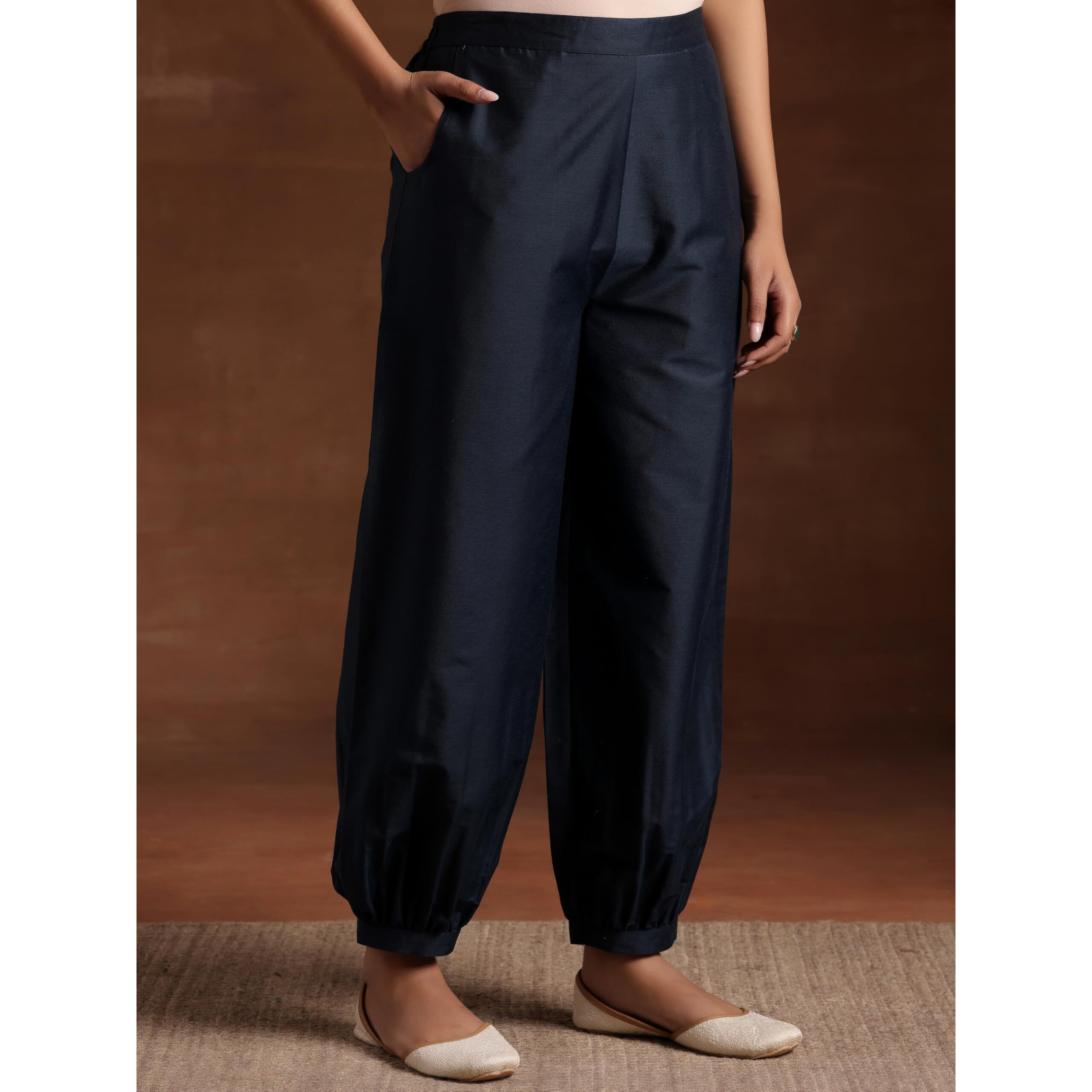 Libas Women's Regular Salwar (Pl1579 Blue