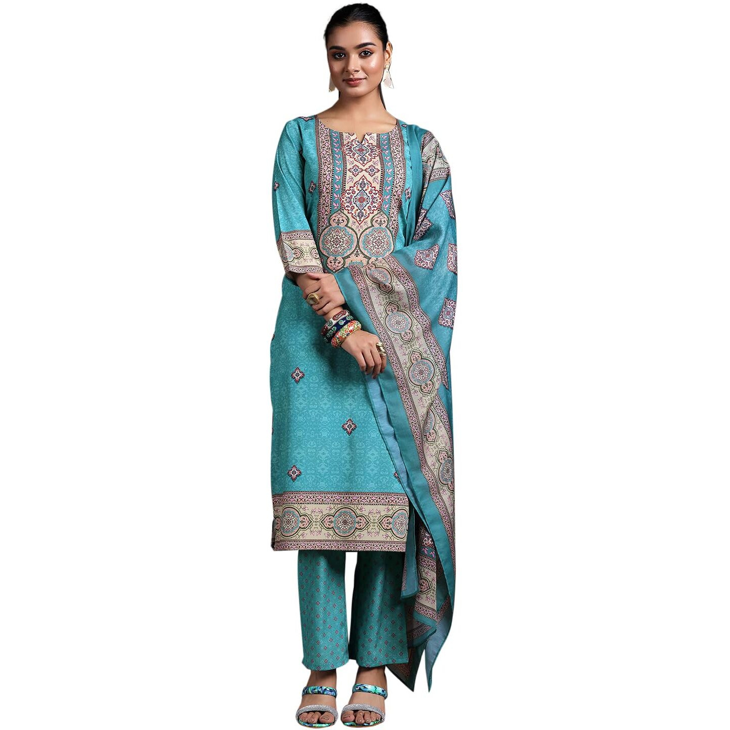 Libas Women's Poly Crepe Kurta Set (36942