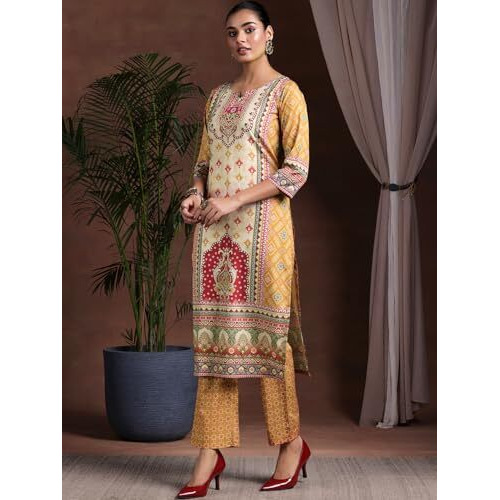 Libas Women's Poly Crepe Kurta Set (36945
