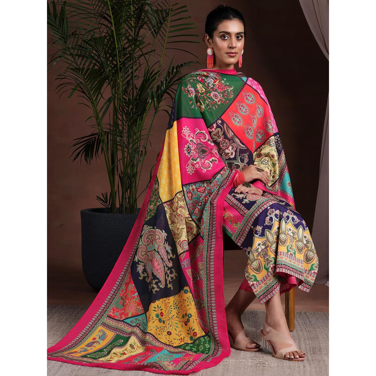 Libas Women's Poly Crepe Kurta Set (36962