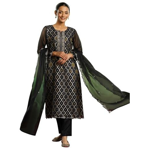 Libas Women's Organza Kurta Set (49319
