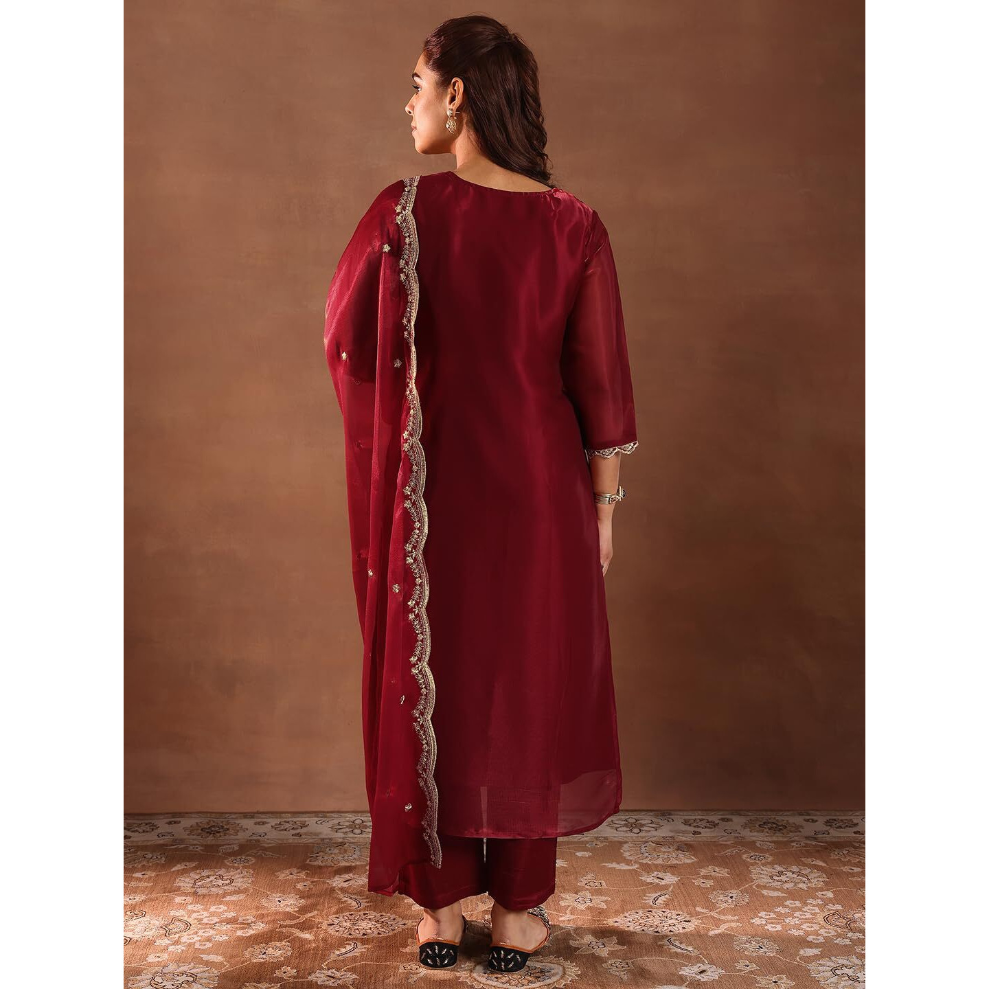 Libas Women's Glass Tissue Kurta Set (49338