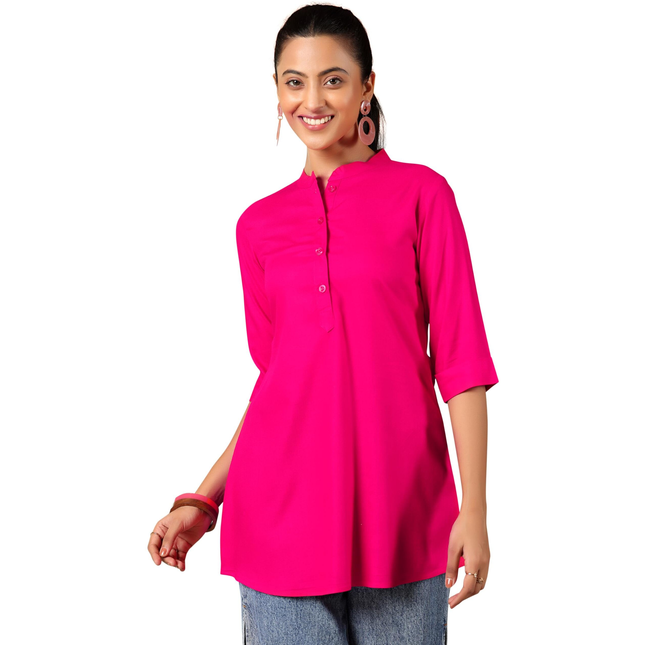 Libas Women's Straight Tunics (58226_Pink