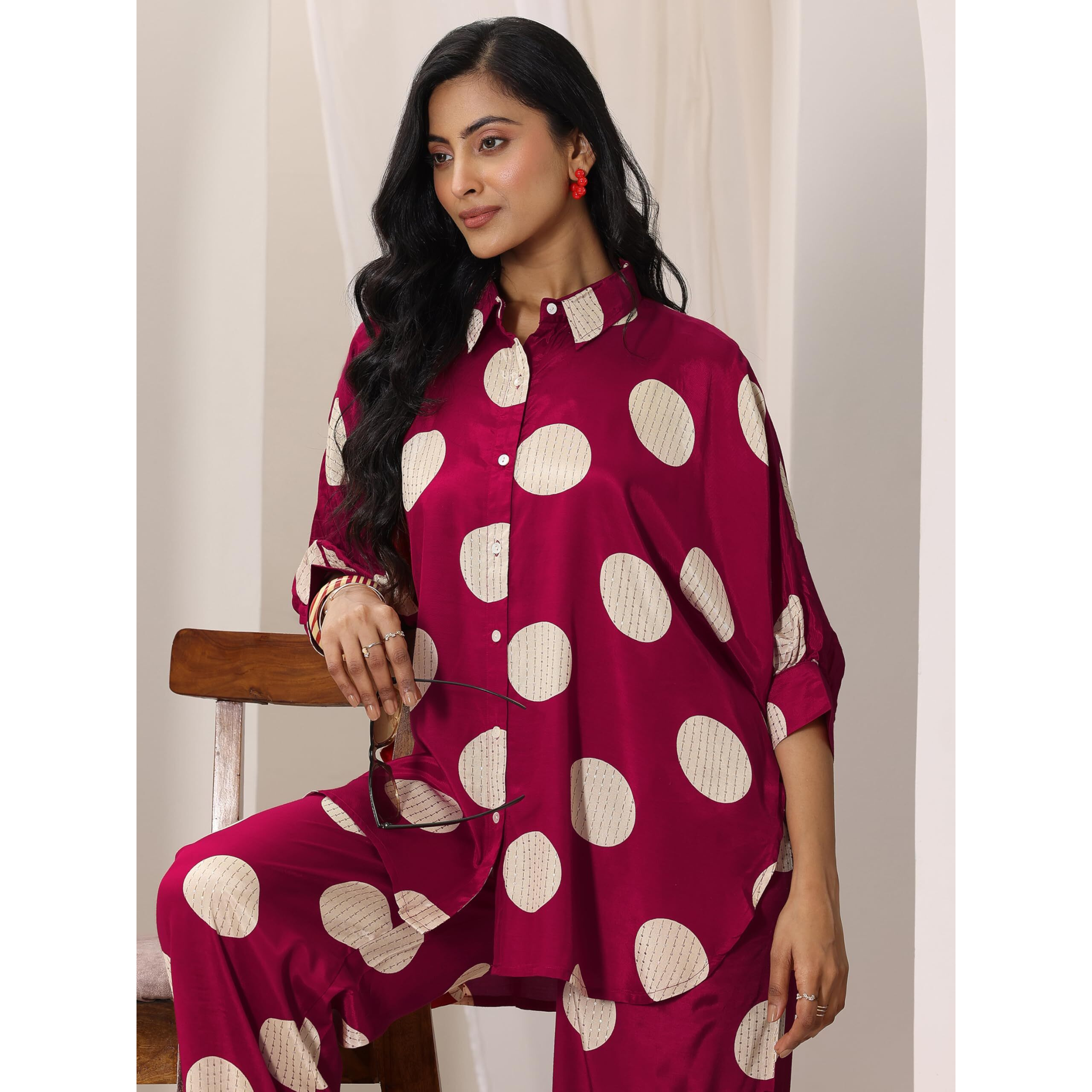 Libas Womens Printed Rayon Co-Ord Set For Women