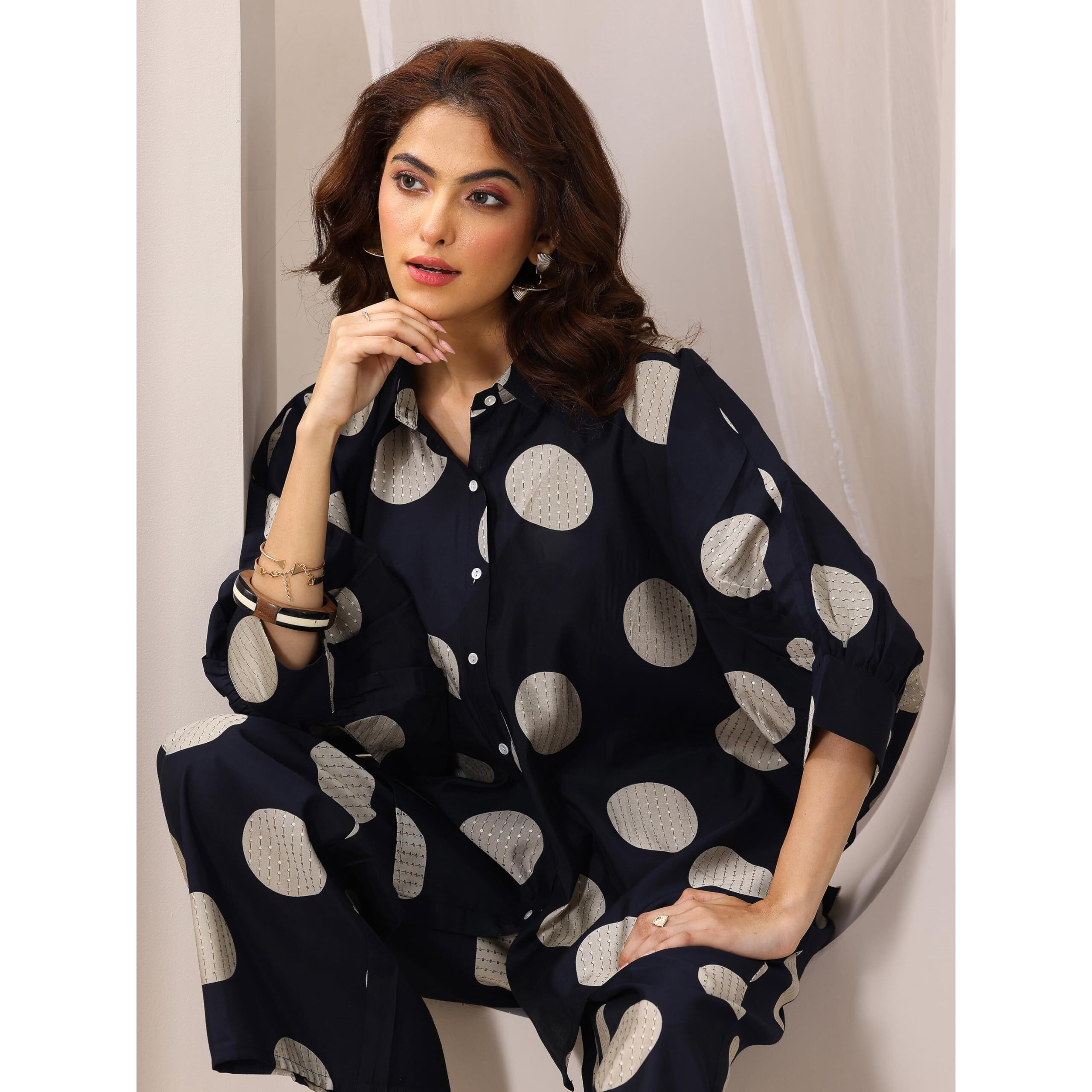 Libas Womens Printed Rayon Co-Ord Set For Women