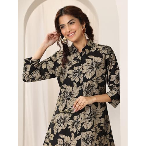 Libas Womens Printed Viscose Co-Ord Set For Women