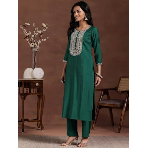 Libas Women's Silk Blend Kurta Set (274150R