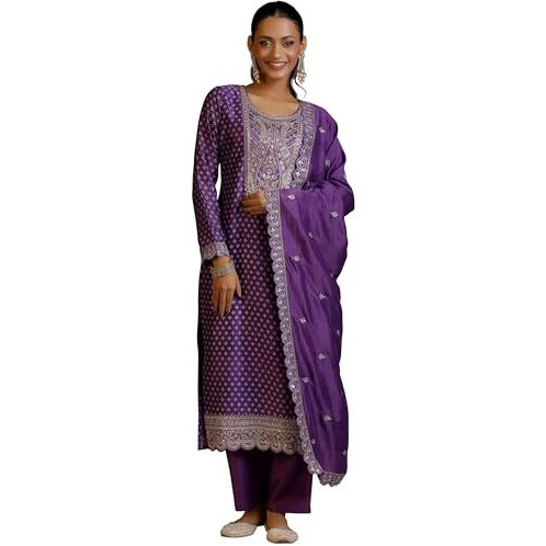 Libas Women's Silk Blend Kurta Set (276870R