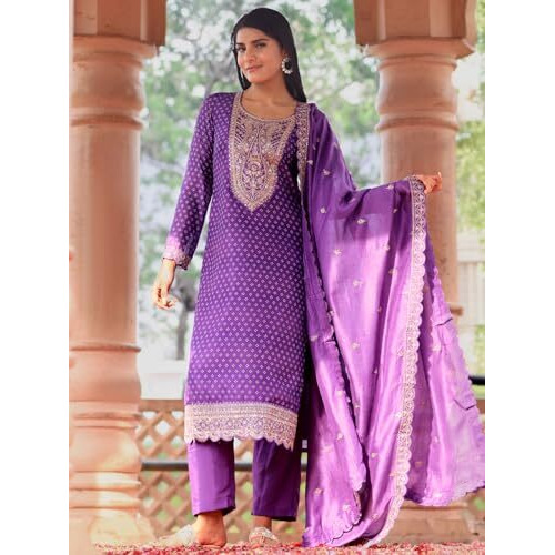 Libas Women's Silk Blend Kurta Set (276870R