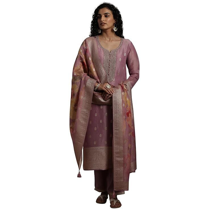 Libas Women's Silk Blend Kurta Set (277160R