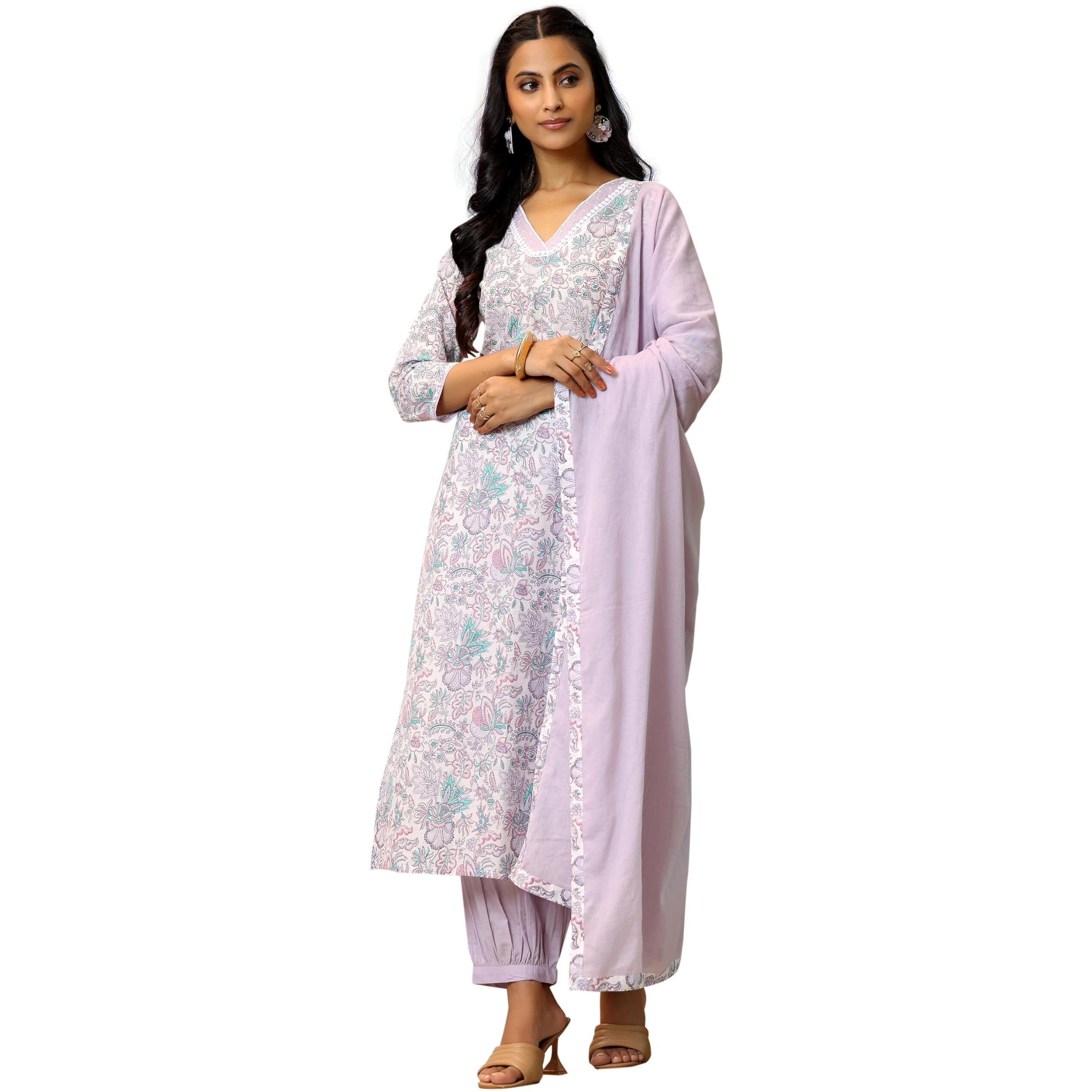 Libas Women's Pure Cotton Kurta Set (278660R