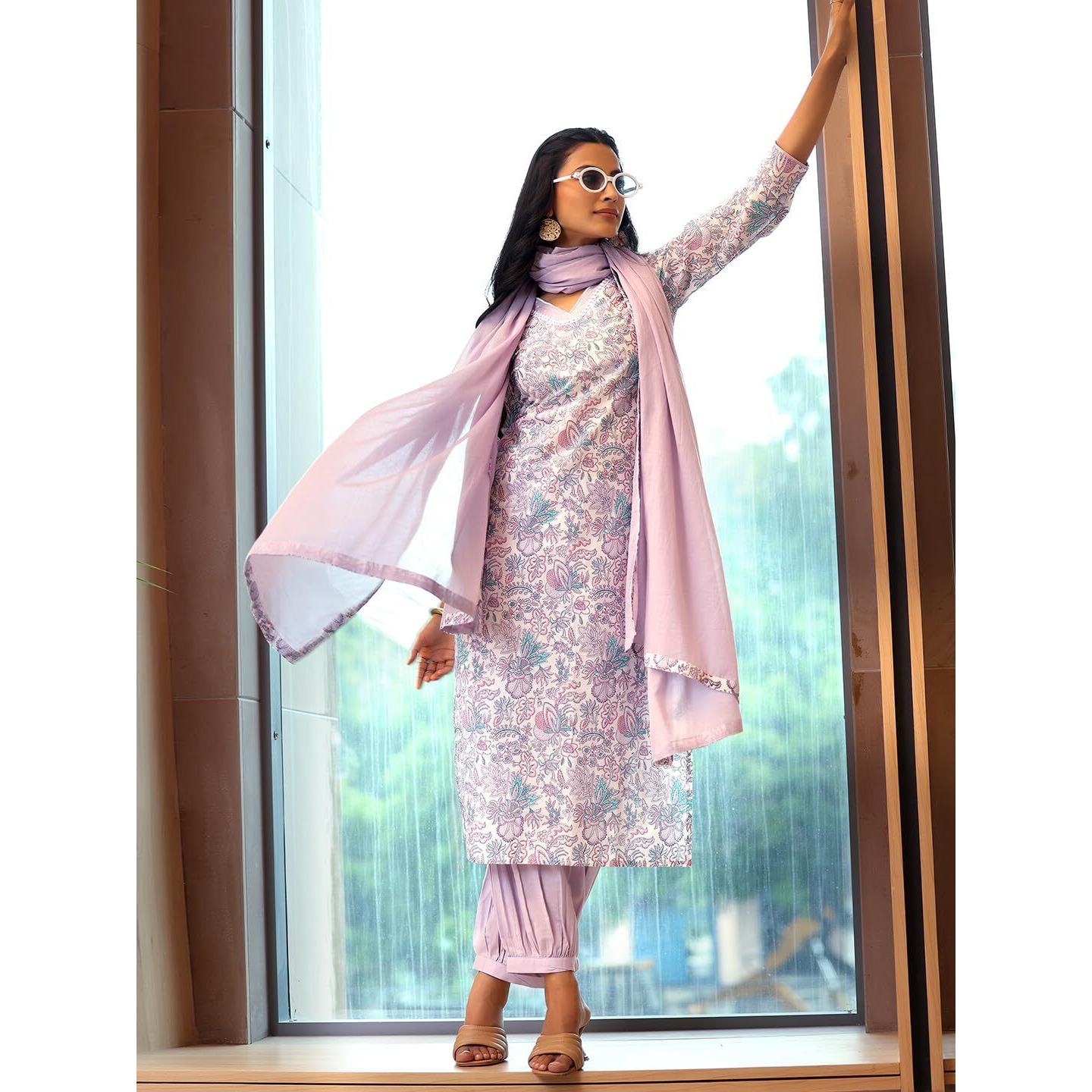 Libas Women's Pure Cotton Kurta Set (278660R
